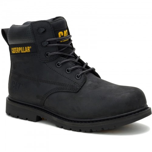 CAT Silva Work Boots Black Ocupational Non Safety CAT Silva Work Boots Black Ocupational Non Safety